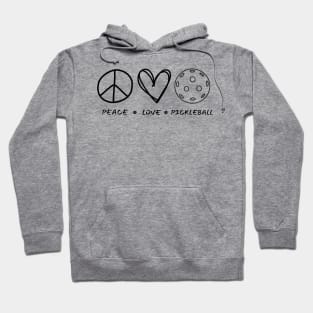 Peace Love Pickleball Hoodie